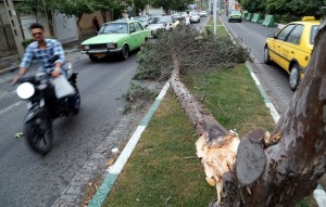 IRAN TEHRAN DUST STORM