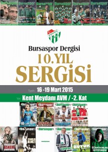 BURSASPOR DERGİSİ 10. YIL SERGİSİ YARIN AÇILIYOR