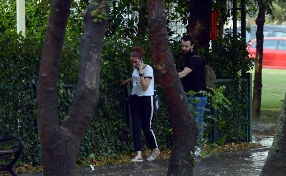 Megakentten sel manzaralı