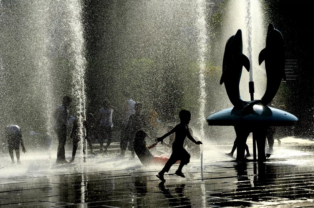 Bursa'da eğlenceli serinlik