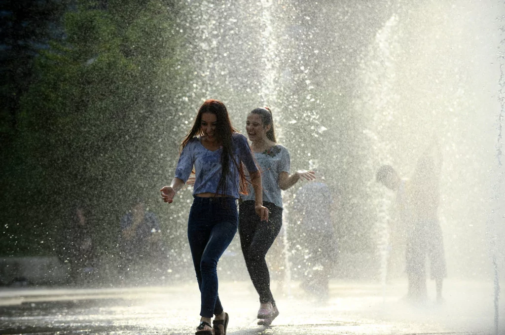 Bursa'da eğlenceli serinlik