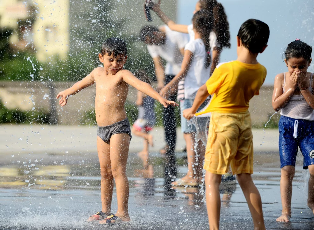Bursa'da eğlenceli serinlik