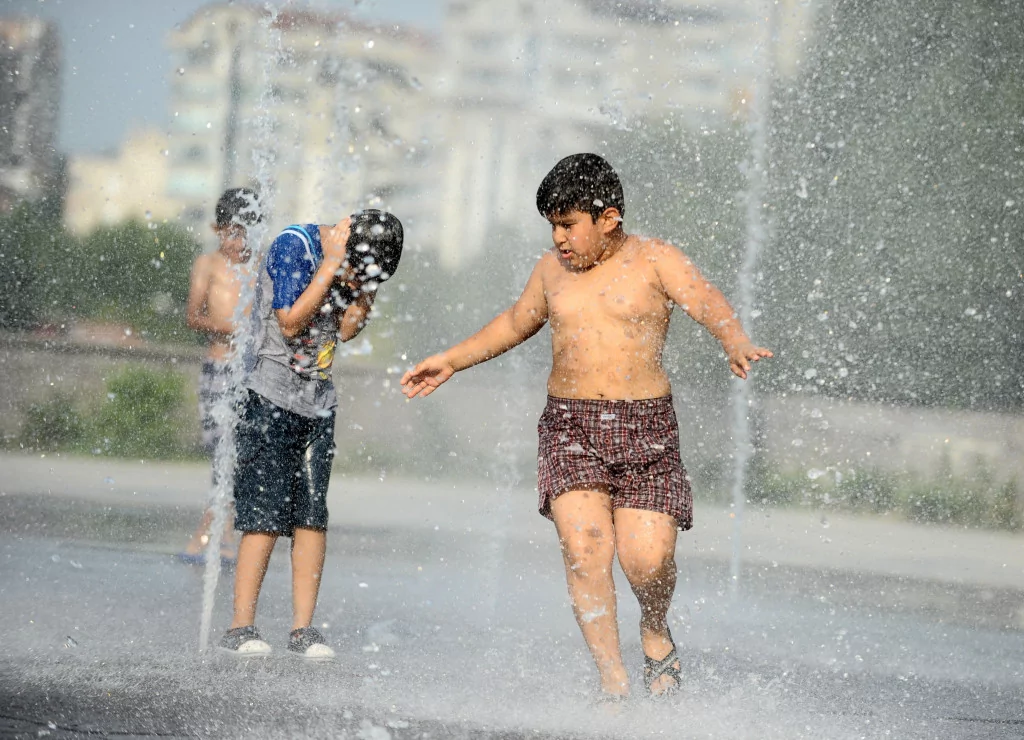 Bursa'da eğlenceli serinlik