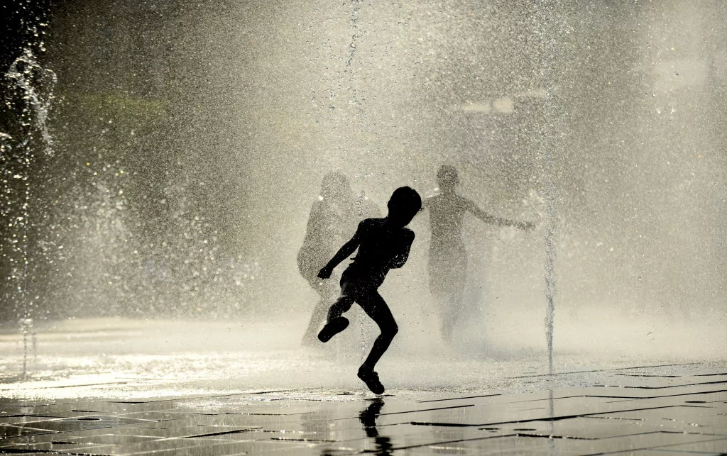 Bursa'da eğlenceli serinlik