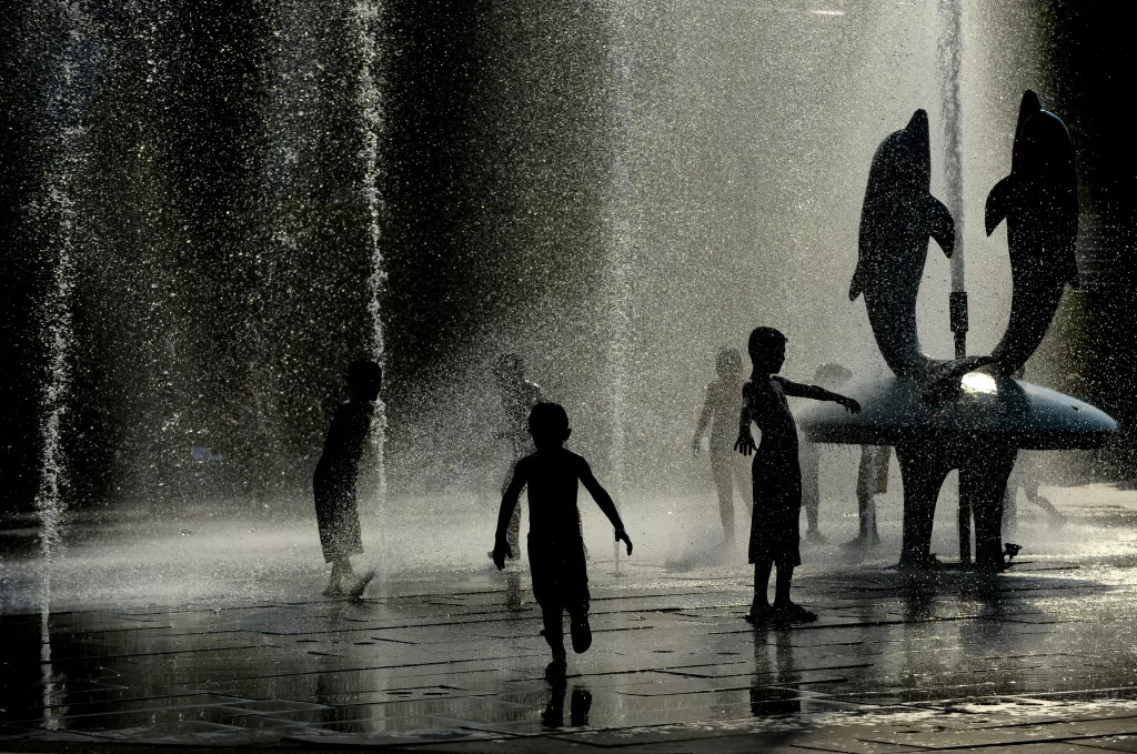 Bursa'da eğlenceli serinlik