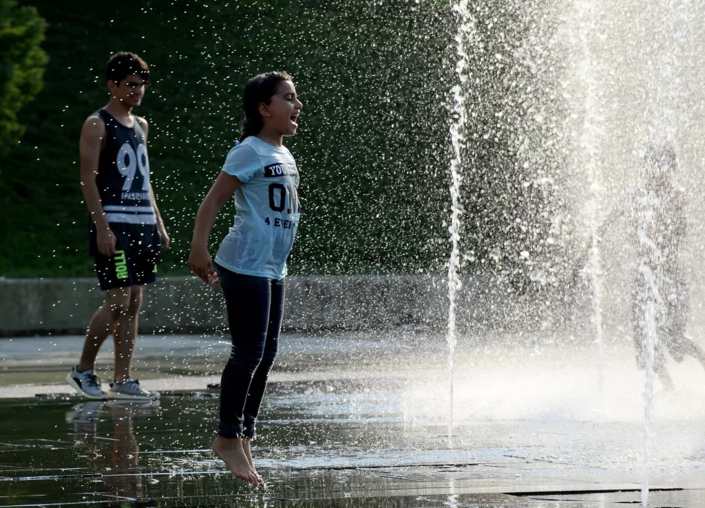 Bursa'da eğlenceli serinlik