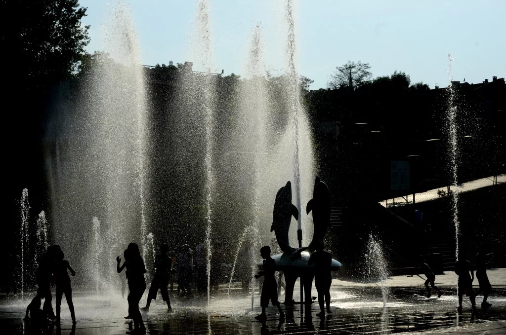 Bursa'da eğlenceli serinlik