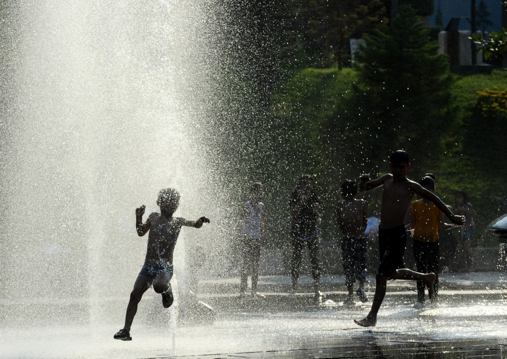 Bursa'da eğlenceli serinlik