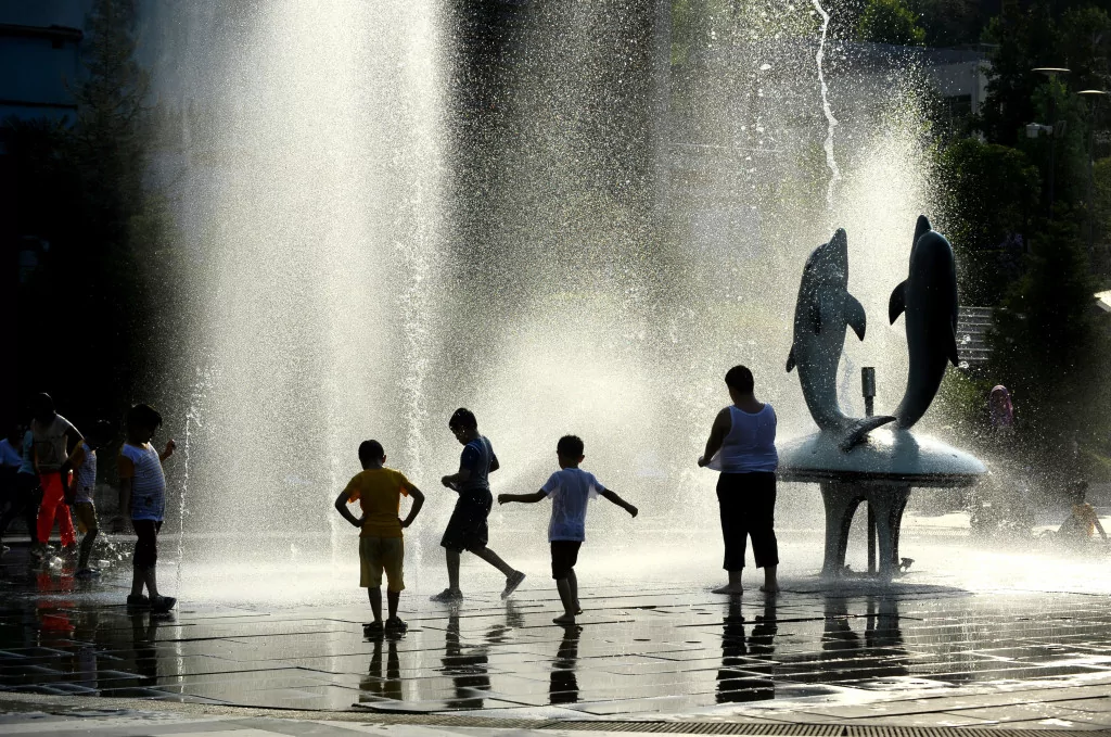Bursa'da eğlenceli serinlik
