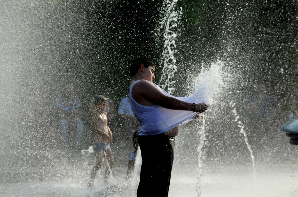 Bursa'da eğlenceli serinlik