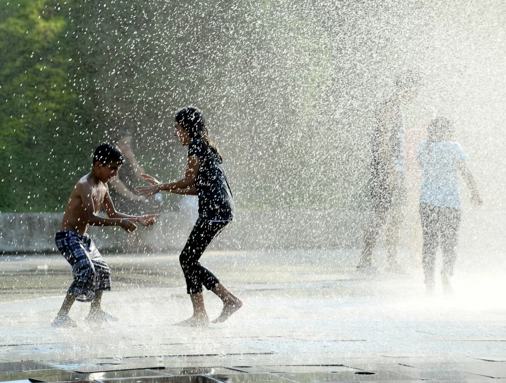 Bursa'da eğlenceli serinlik