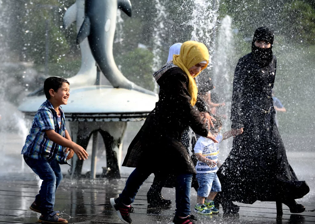Bursa'da eğlenceli serinlik