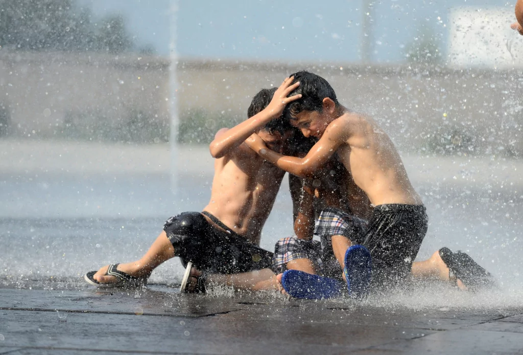 Bursa'da eğlenceli serinlik