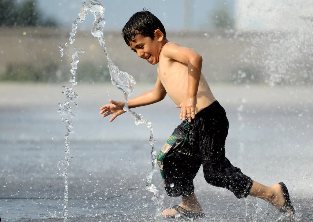Bursa'da eğlenceli serinlik