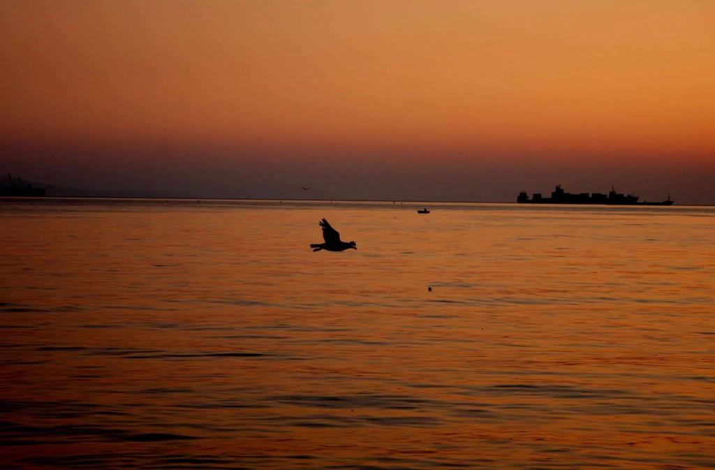 Bursa'da gün batımının muazzam görüntüleri