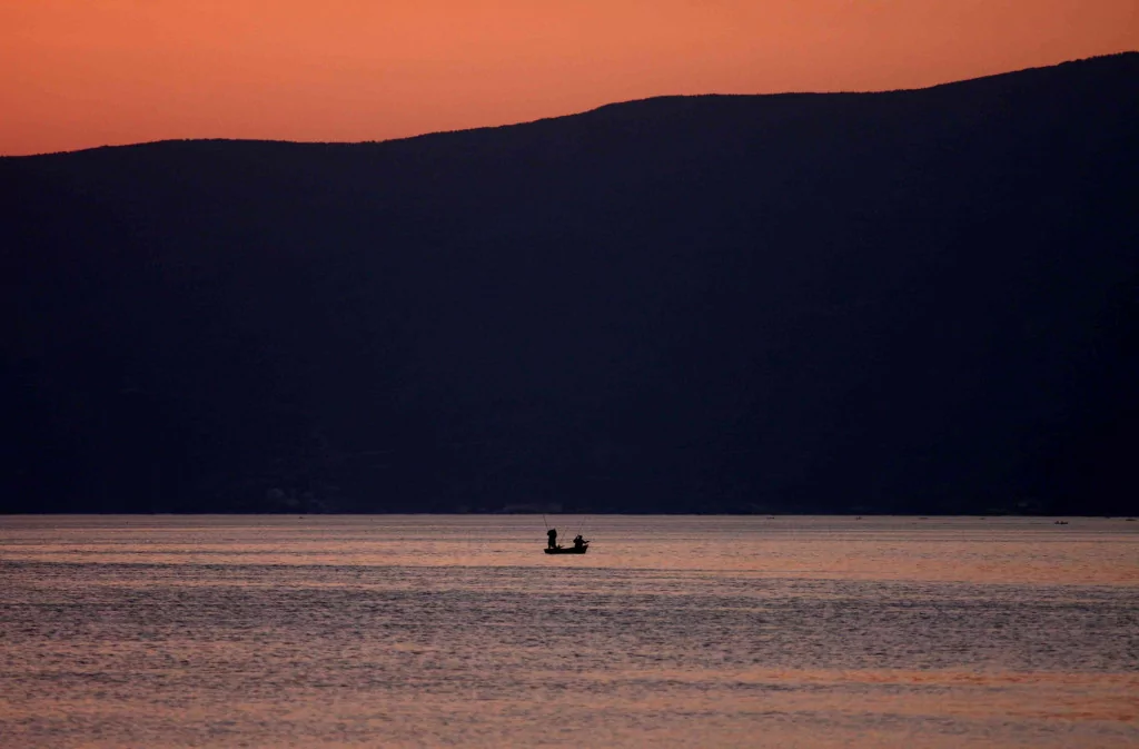 Bursa'da gün batımının muazzam görüntüleri