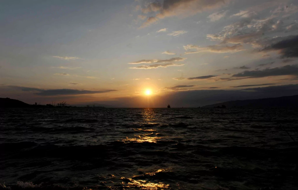 Bursa'da gün batımının muazzam görüntüleri