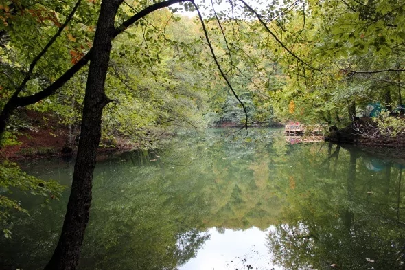 Yedigöller'in büyüleyen sonbahar manzarası