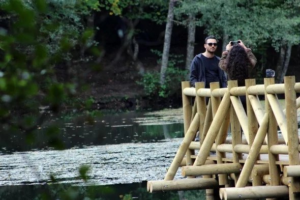 Yedigöller'in büyüleyen sonbahar manzarası