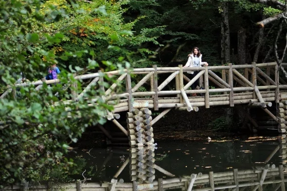 Yedigöller'in büyüleyen sonbahar manzarası