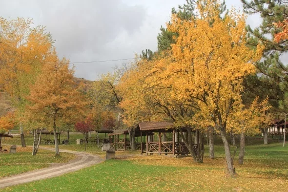 Bozkırda kartpostallık sonbahar manzaraları