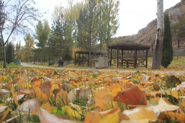 Bozkırda kartpostallık sonbahar manzaraları