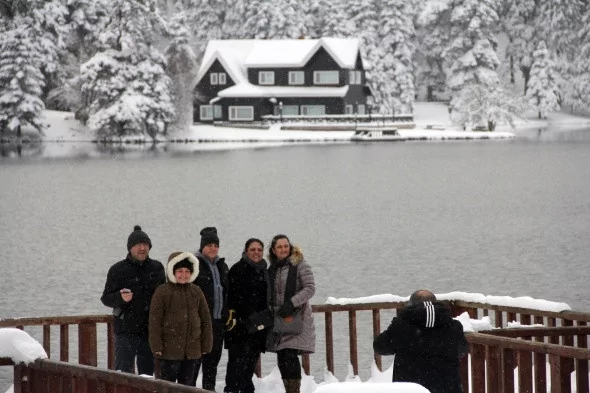 Kışın güzelliği: 'Kar manzarası'