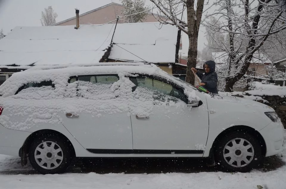 Beklenen kar yağışı başladı!