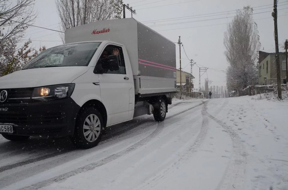 Beklenen kar yağışı başladı!