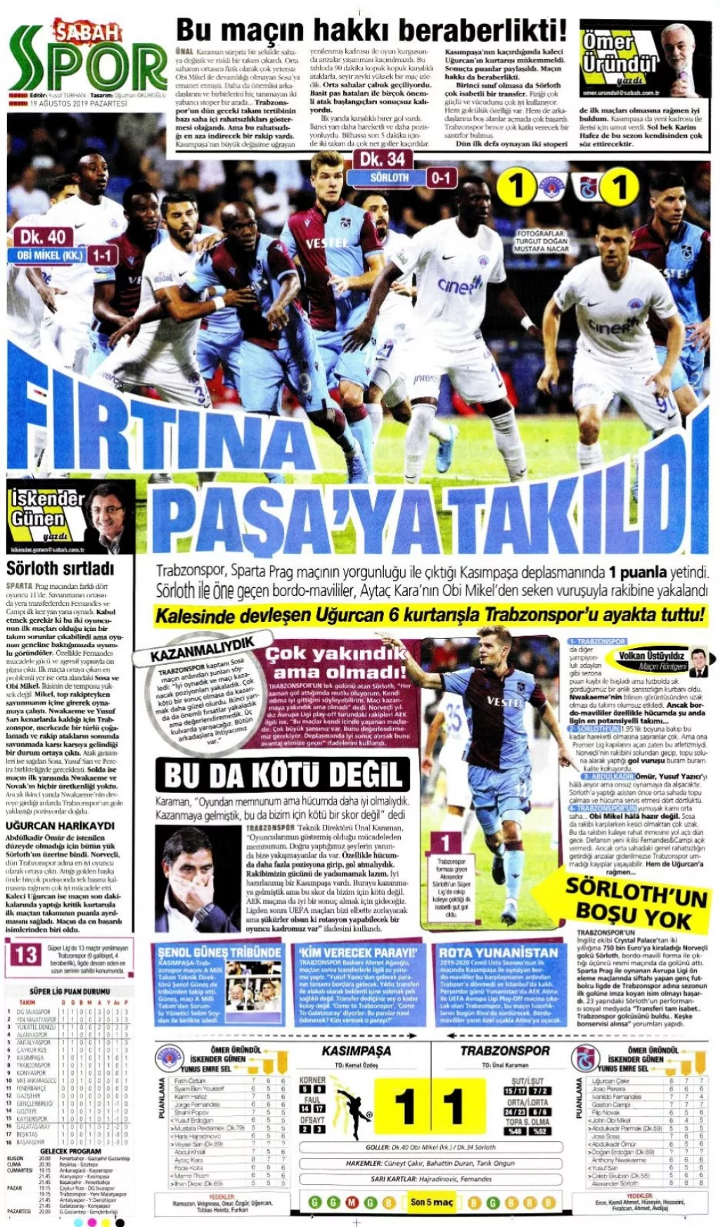 İşte günün spor manşetleri!