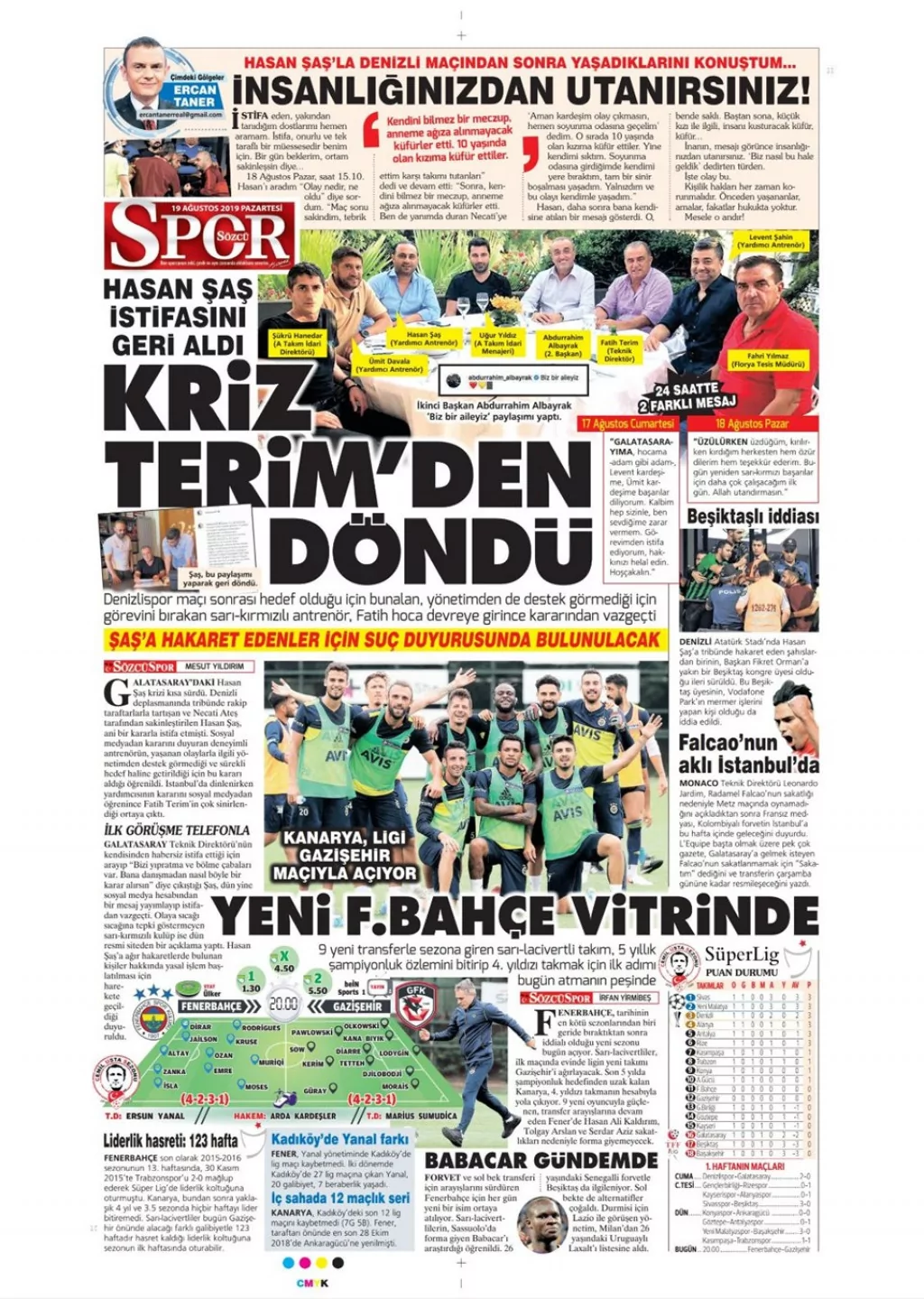 İşte günün spor manşetleri!