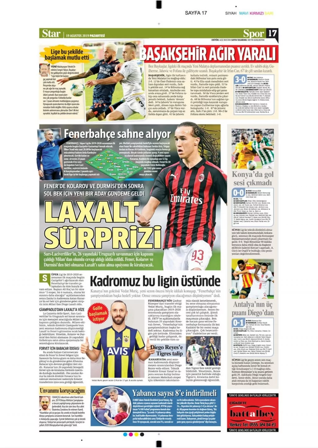 İşte günün spor manşetleri!