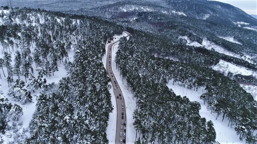 Uludağ'da kartpostallık manzaralar