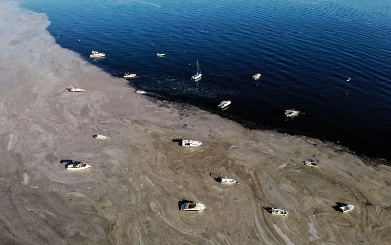 Felaketin son hali havadan görüntülendi