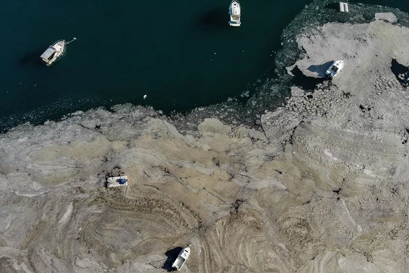 Felaketin son hali havadan görüntülendi