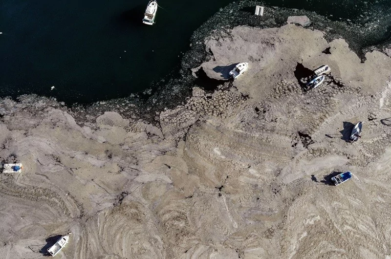 Felaketin son hali havadan görüntülendi