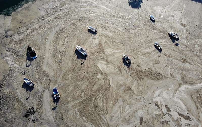 Felaketin son hali havadan görüntülendi