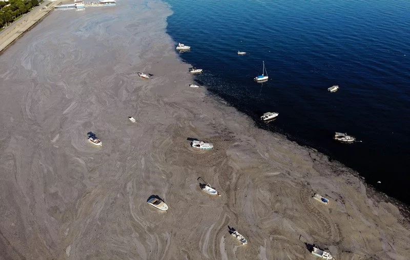 Felaketin son hali havadan görüntülendi