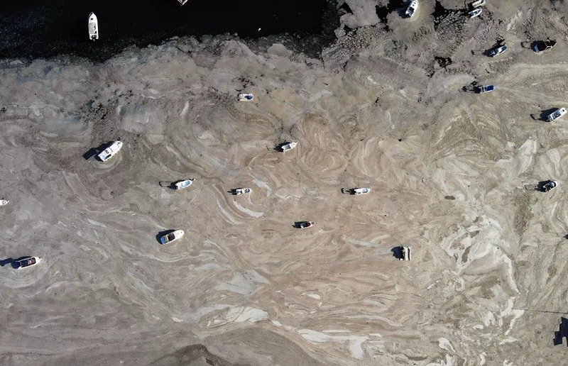 Felaketin son hali havadan görüntülendi