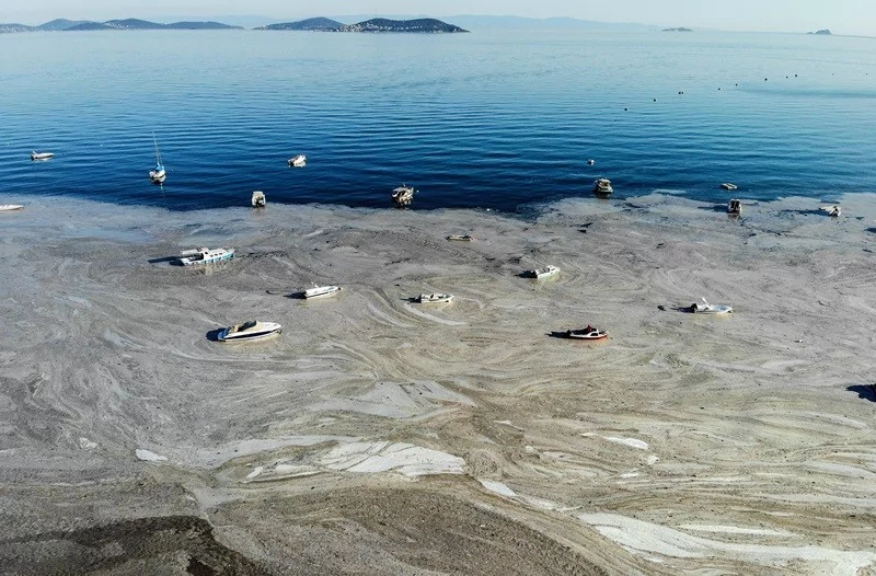 Felaketin son hali havadan görüntülendi
