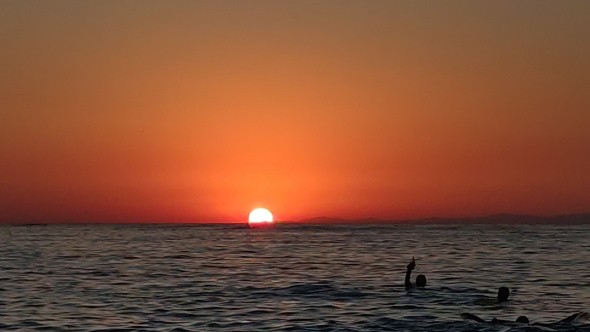 Türkiye'nin en doğusu Van'da eşsiz gün batımı