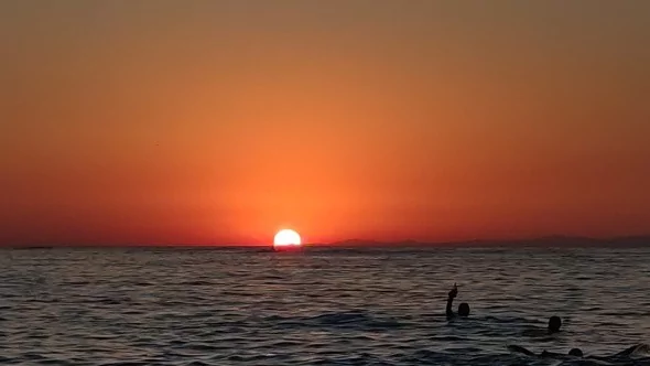 Türkiye'nin en doğusu Van'da eşsiz gün batımı