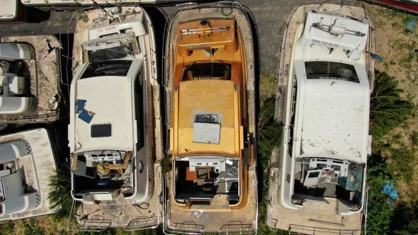 İstanbul'un deniz taksi mezarlığı