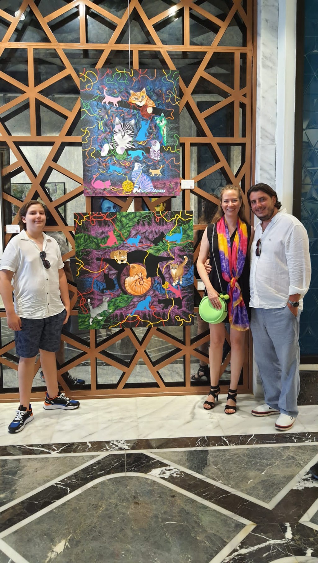 Bursalı ressam Nazlı Sakder karma sergide yer aldı