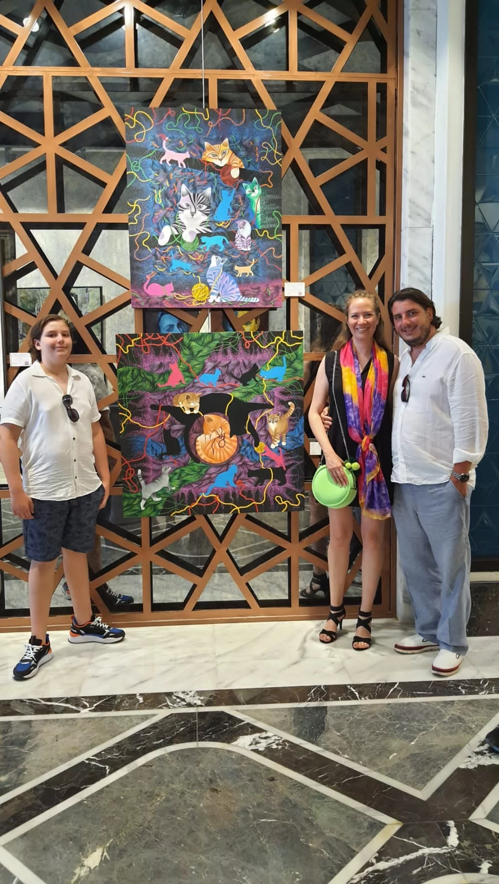 Bursalı ressam Nazlı Sakder karma sergide yer aldı