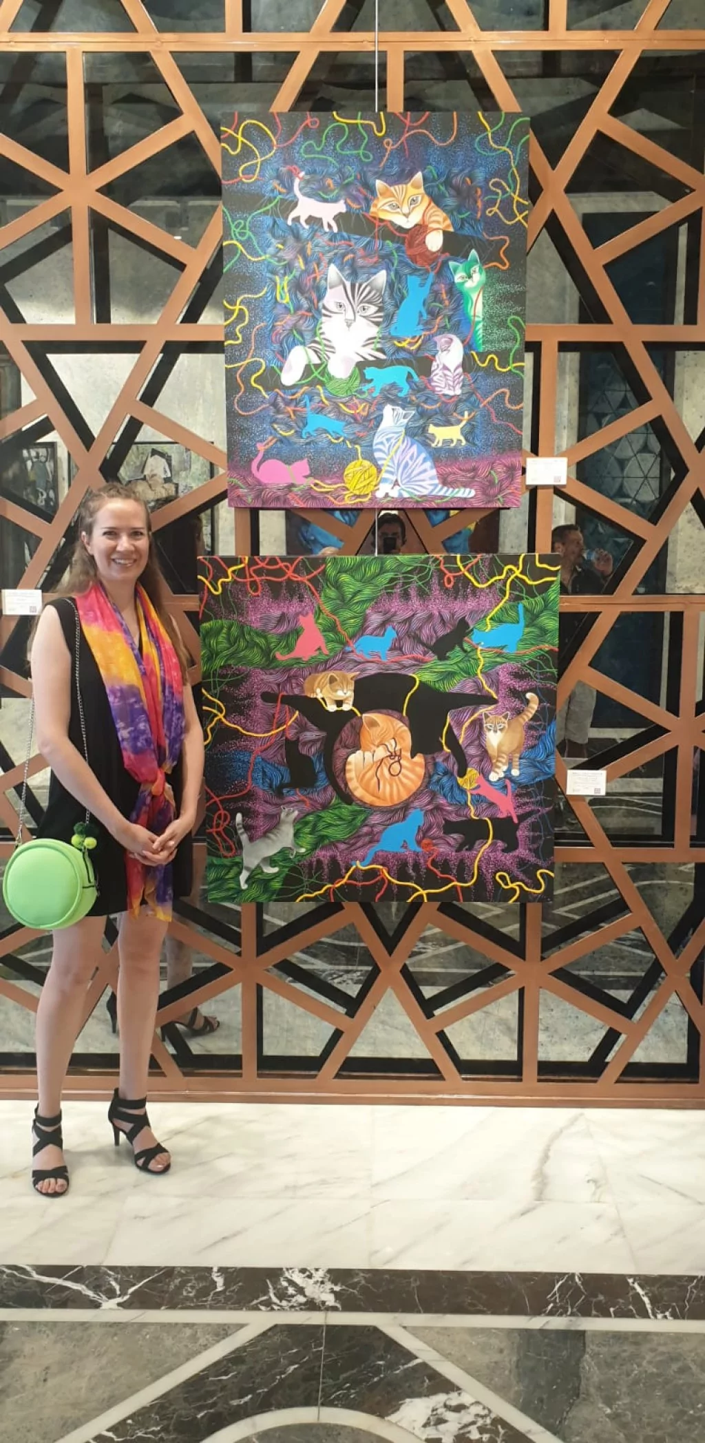 Bursalı ressam Nazlı Sakder karma sergide yer aldı