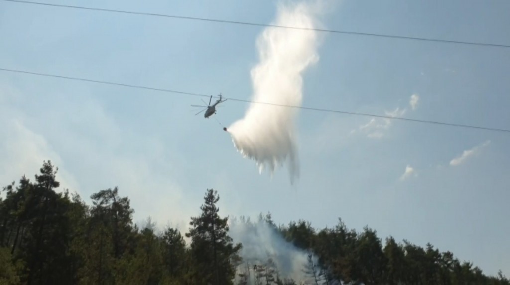 Bursa'da orman yangını için müthiş seferberlik...
