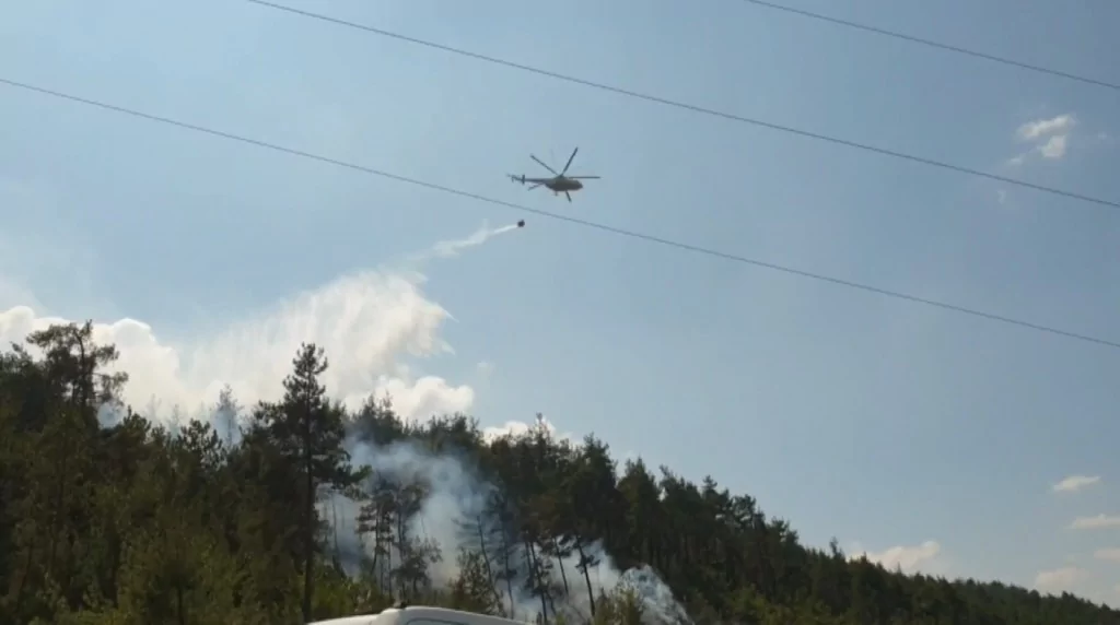 Bursa'da orman yangını için müthiş seferberlik...
