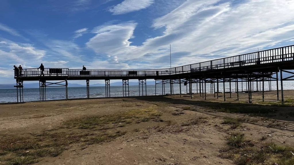 Bursa'da kuraklık alarmı! İznik Gölü 400 metre çekildi, iskele karada kaldı