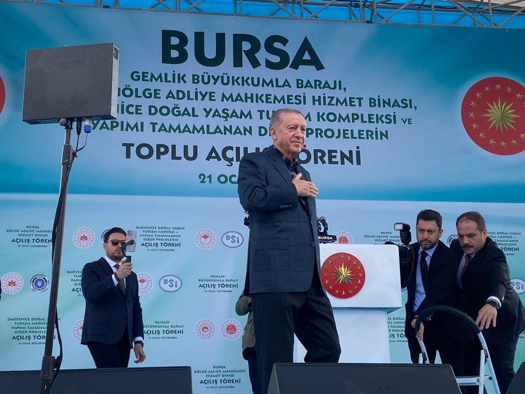 Cumhurbaşkanı Erdoğan Bursa'da 127 farklı yatırımın açılışını yaptı